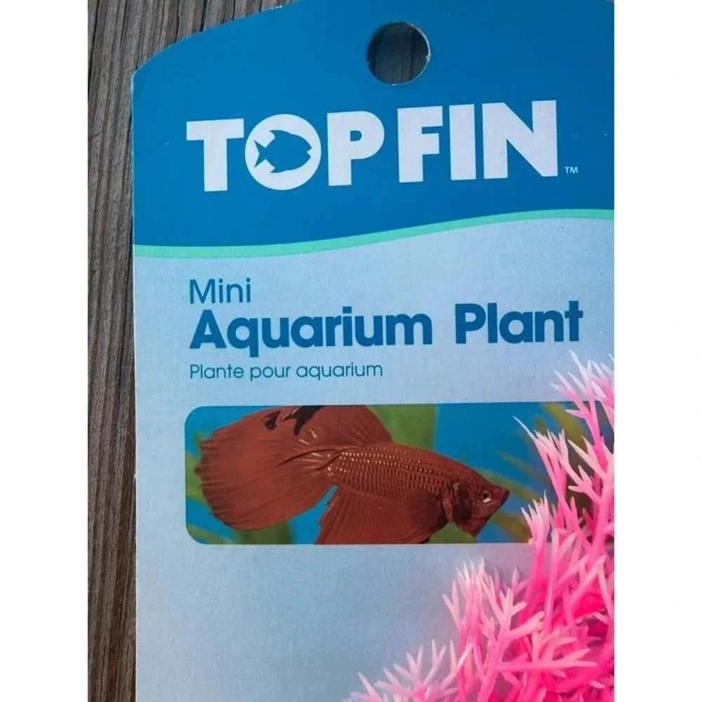 TopFin Pink Mini Coral Aquarium Plant One Size